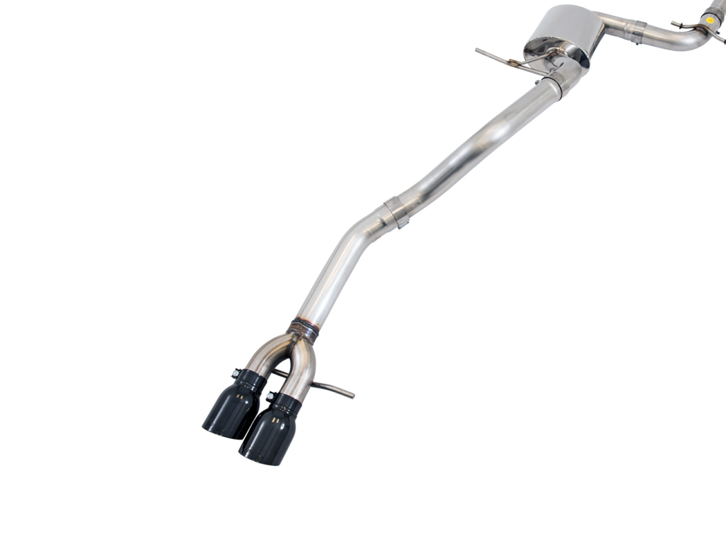 AWE Tuning Track Edition Exhaust for MK6 Jetta 1.4T - Diamond Black Tips 3020-23034