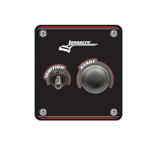 Longacre Start / Ignition panel with WP Switch Covers 52-44861