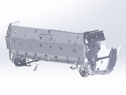 3D Scan: 2005-2015 Toyota Tacoma Rear Bumper