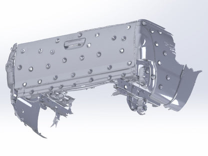 3D Scan: 2005-2015 Toyota Tacoma Rear Bumper