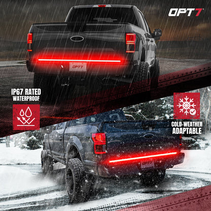 Triple Tailgate Bundle: Triple Tailgate + Quantum Rock Light+ LED Grille Lighting w- Bluetooth APP and Remote Controlled