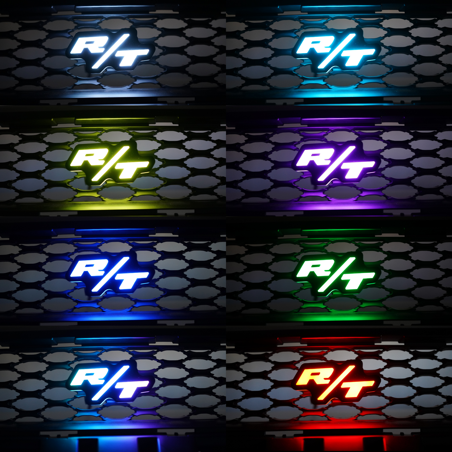 RT LED Badge: (Multicolor Flow)
