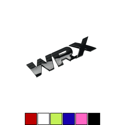 Racing Art WRX Grille Emblem w/ Multiple Color Available [Universal]