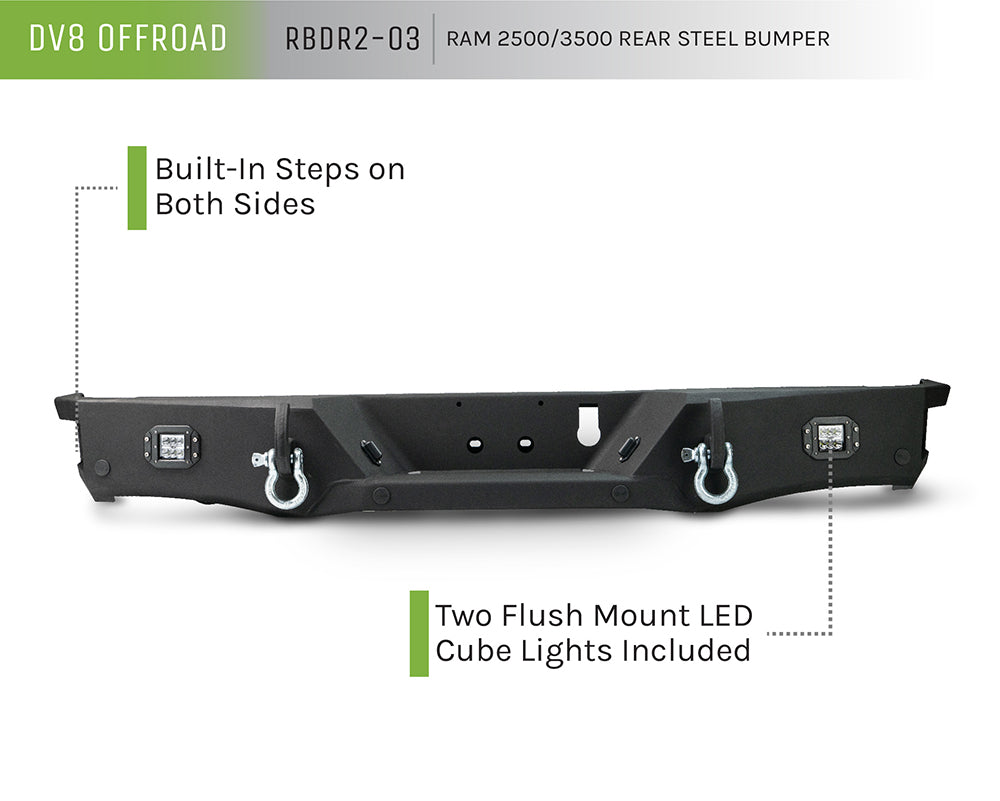 Ram 2500/3500 Rear Bumper Infographic