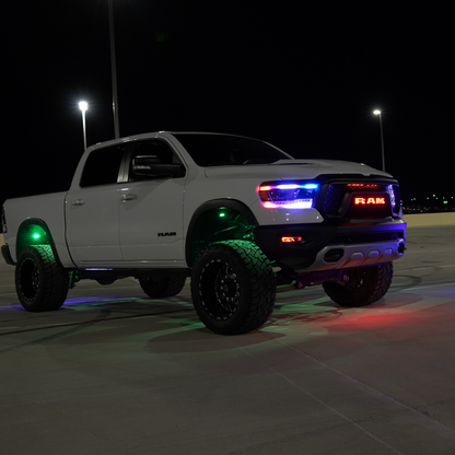 Ram LED Emblem: (Multicolor Flow) 2019-2024