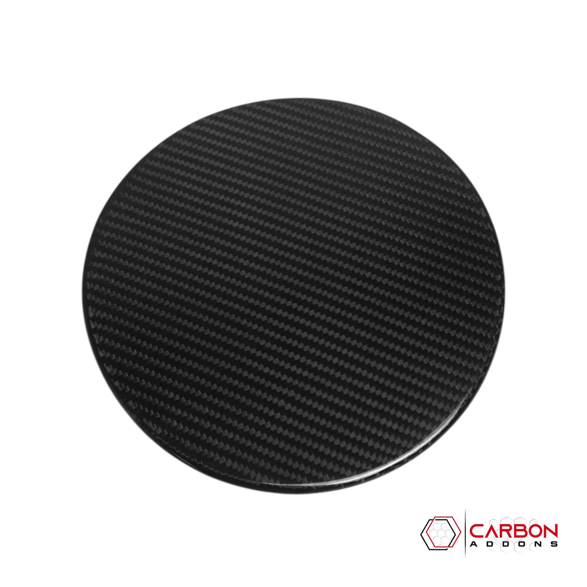 Real Carbon Fiber Fuel Door Cover for 2024+ Ford Mustang