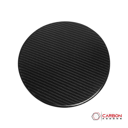 Real Carbon Fiber Fuel Door Cover for 2024+ Ford Mustang