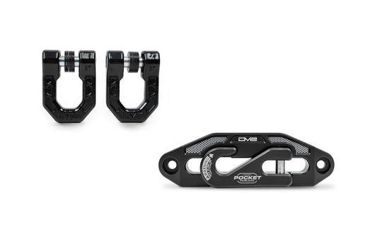 DV8 Offroad DV8 Recovery Bundle | Elite D-Rings and Pocket Fairlead