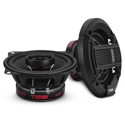 SELECT 4” 2-Way Coaxial Speaker with Grille | 40W RMS 4-Ohm