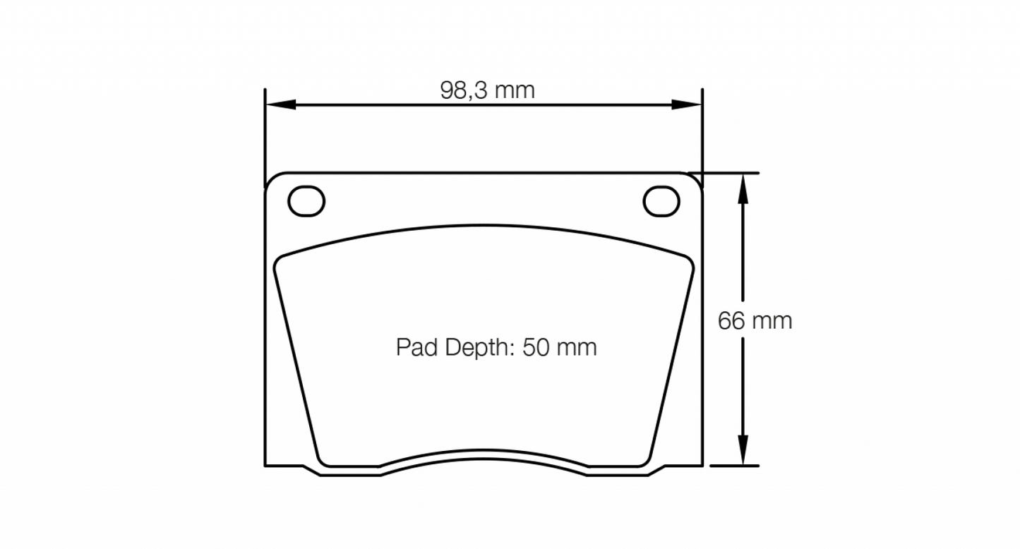 PAGID Racing Pagid Racing 8042 RSH42 Compound Brake Pads 8042-RSH42