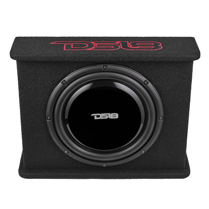 12" Loaded Amplified Shallow Subwoofer Enclosure 350 Watts Rms