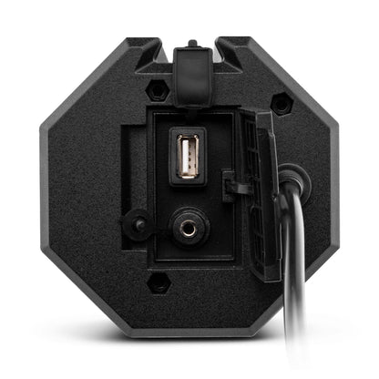 24" Marine Amplified with Bluetooth Sound Bar Speaker System 6 Speakers 600 Watts