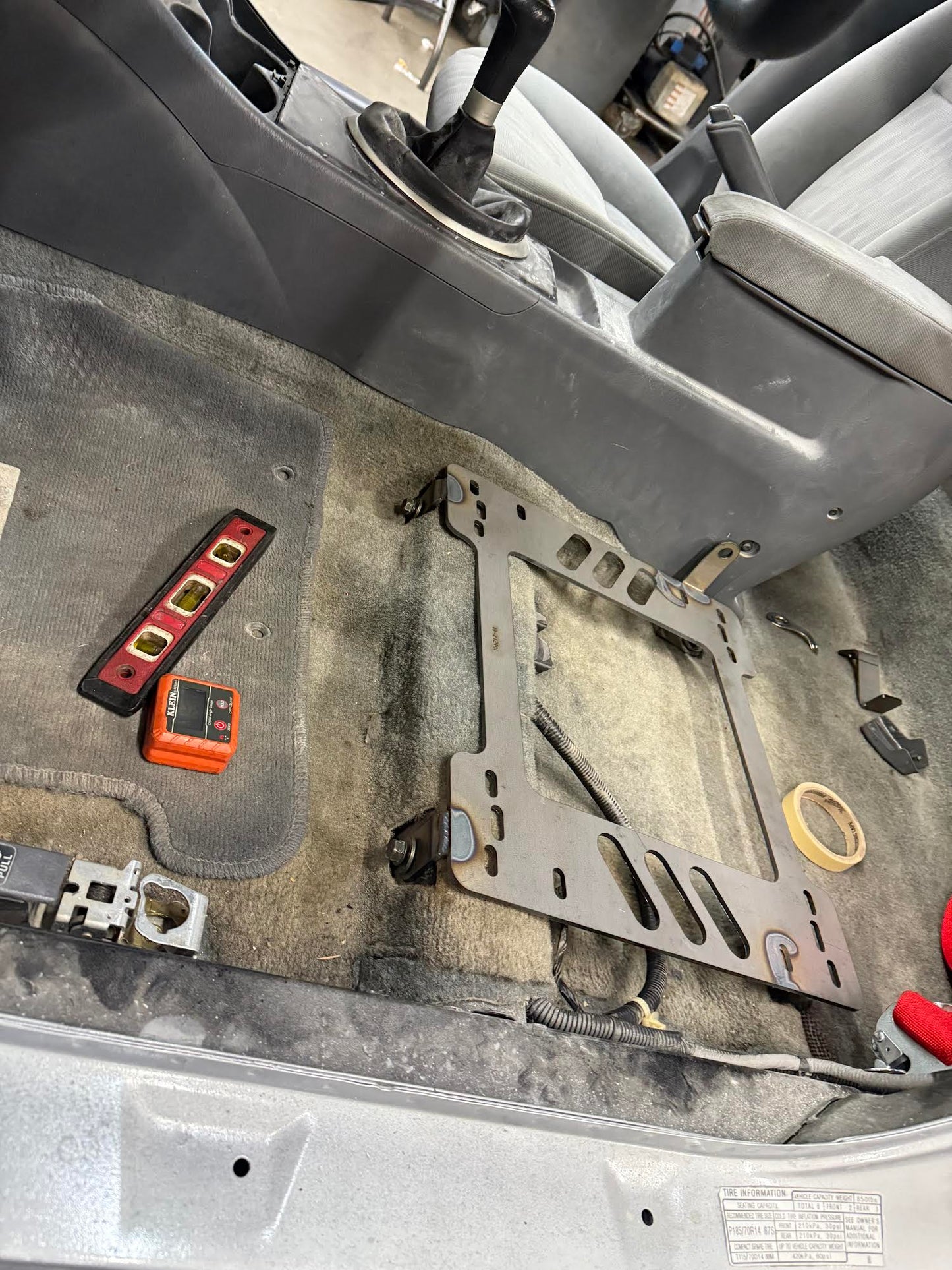 Planted Seat Bracket- Honda Civic [7th Generation Excluding Si] (2000-2004) - Driver / Left