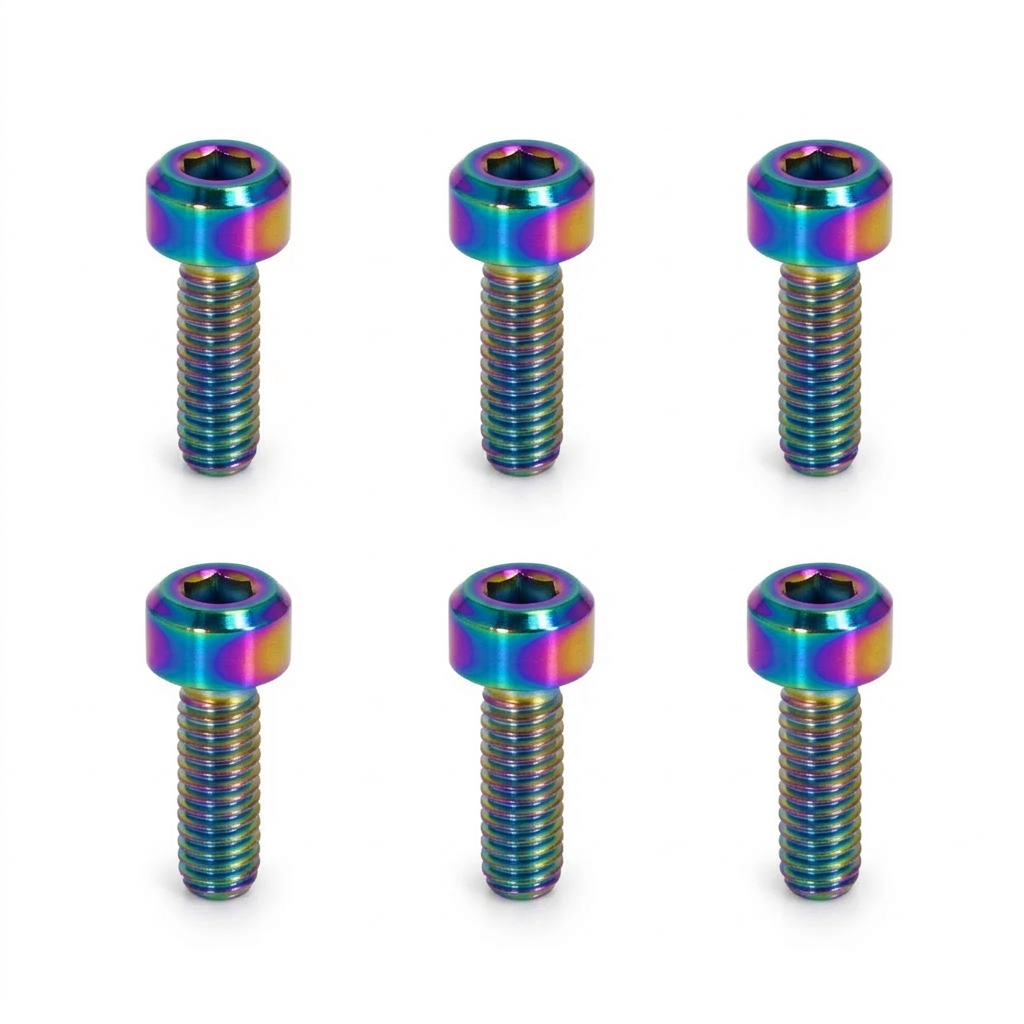 ZSPEC Steering Wheel Bolt Kit, M5-0.8x16mm SHSC, Titanium Grade-5, Six Bolts