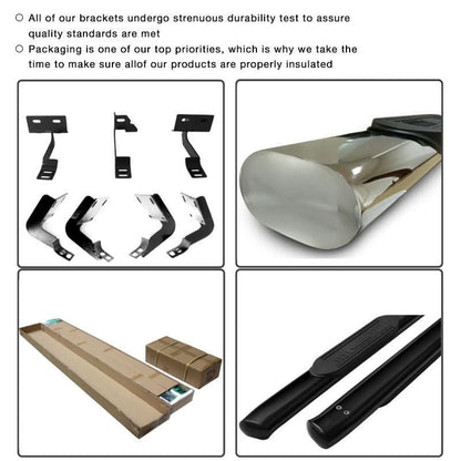 2009-2014 Ford F150 Extended Super Cab 6" Side Step Bars Running Board