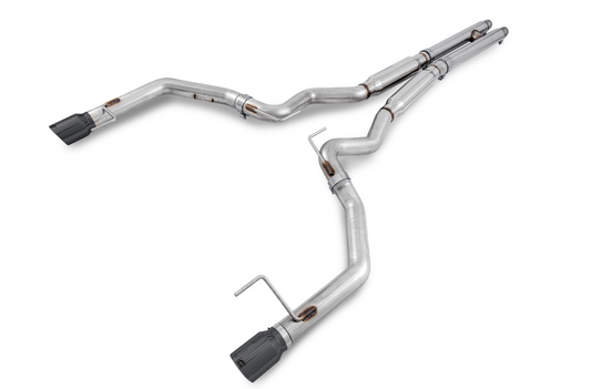 AWE Tuning Touring Edition Cat-back Exhaust for S550 Mustang GT - Diamond Black Tips 3015-33084
