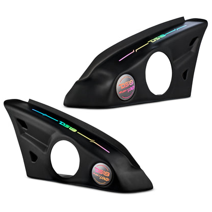 Polaris Slingshot Arm Rest Empty Enclosure With Digital Led Lights fits 2 x 6.5" Speakers  | 2015 - Current