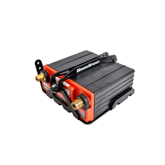 GrimmSpeed Lightweight Battery Mount Kit - Black - 2008-21 Subaru WRX, 2008-21 Subaru STI GRM121028