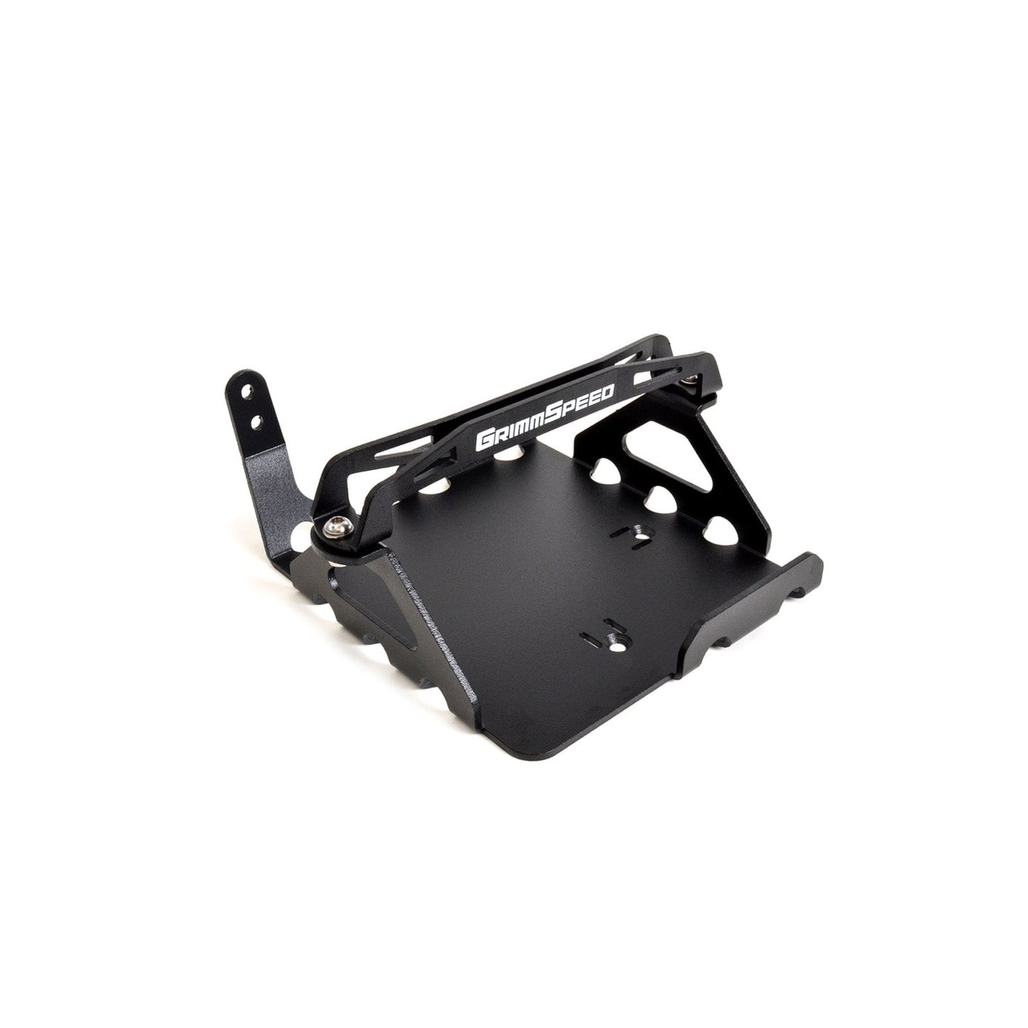 GrimmSpeed Lightweight Battery Mount Kit - Black - 2008-21 Subaru WRX, 2008-21 Subaru STI GRM121028