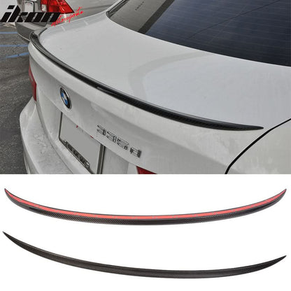 2006-2011 BMW 3-Series E90 4Dr M3 Style CF Carbon Fiber Trunk Spoiler