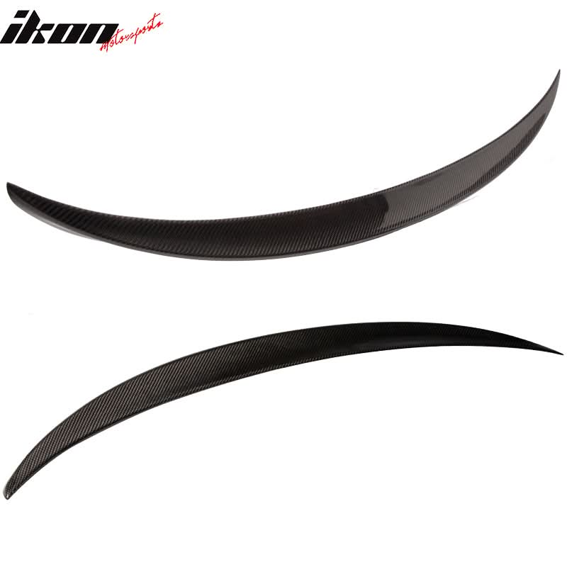 2011-2016 BMW F10 5-Serie P Style Unpainted Trunk Spoiler Carbon Fiber