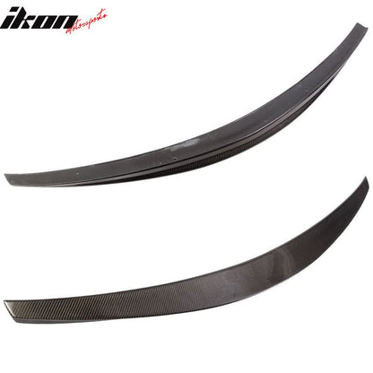 Fits 08-14 C-Class W204 CF OE Roof Wing & D Type Trunk Spoiler
