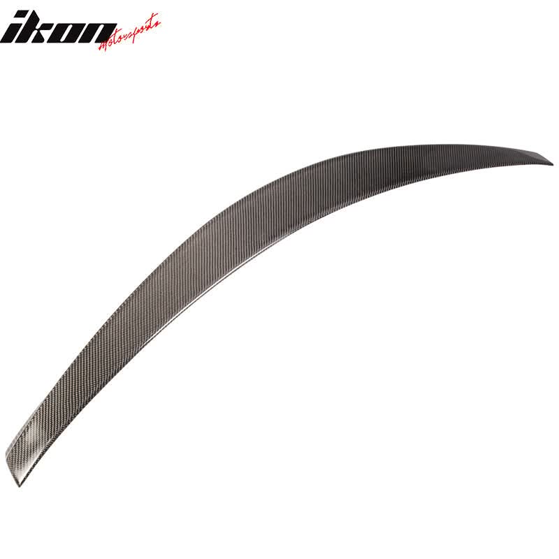 Fits 08-14 C-Class W204 CF OE Roof Wing & D Type Trunk Spoiler
