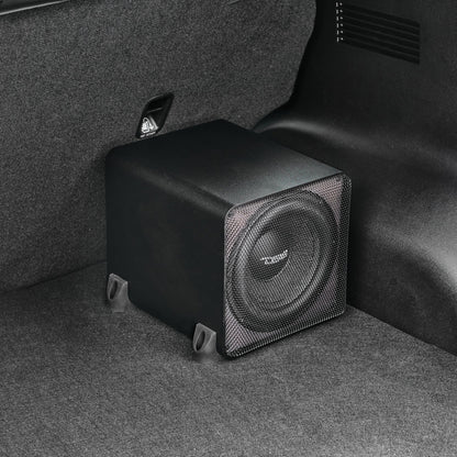 Dual 8" Loaded High End Aluminum Subwoofer Enclosure 300 Watts Rms