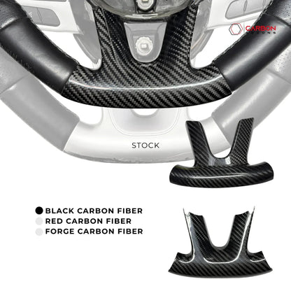 Dodge SRT Charger Challenger Durango 2015+ Carbon Fiber Bottom Lower Steering Wheel Trim Cover