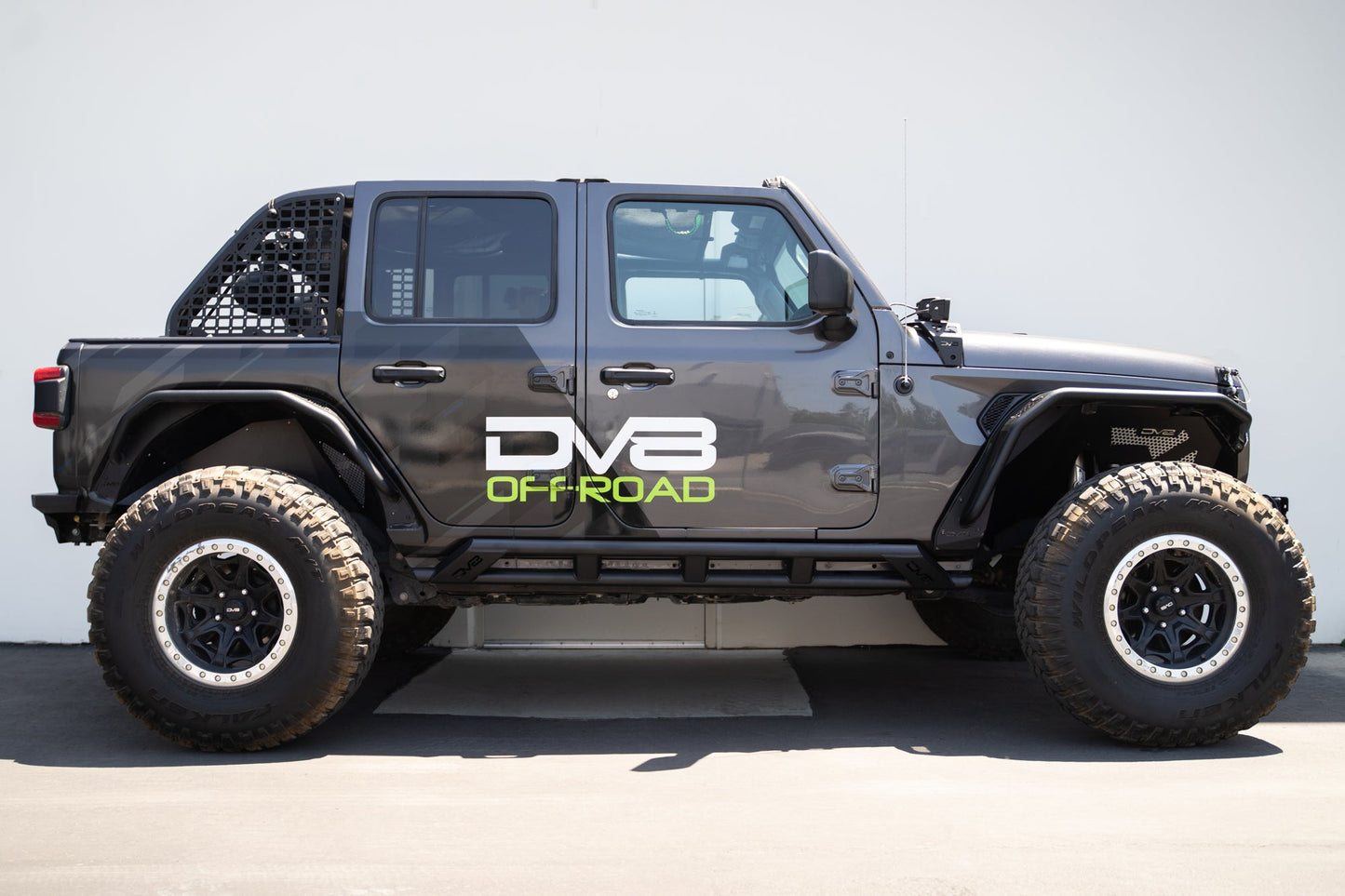 DV8 Offroad Jeep Wrangler JL Rock Sliders & Skins Bundle