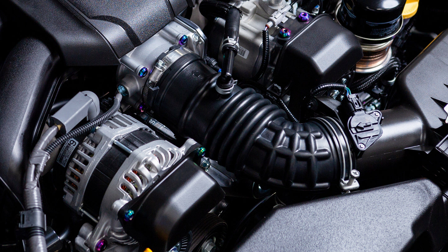 Titanium Hardware Pulley Cover Kit - Subaru FA20D/FA24D Engine