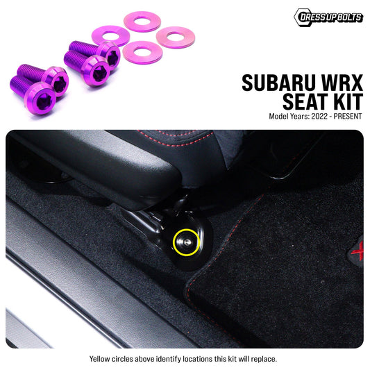 Titanium Hardware Seat Kit - Subaru WRX (2022+)