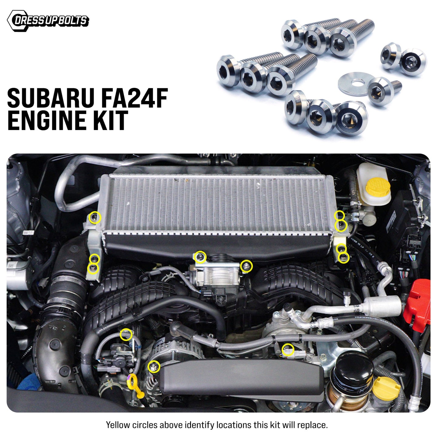 Titanium Hardware Engine Kit - FA24F Engine