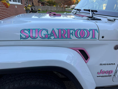 NEW! Custom Jeep Name Decals