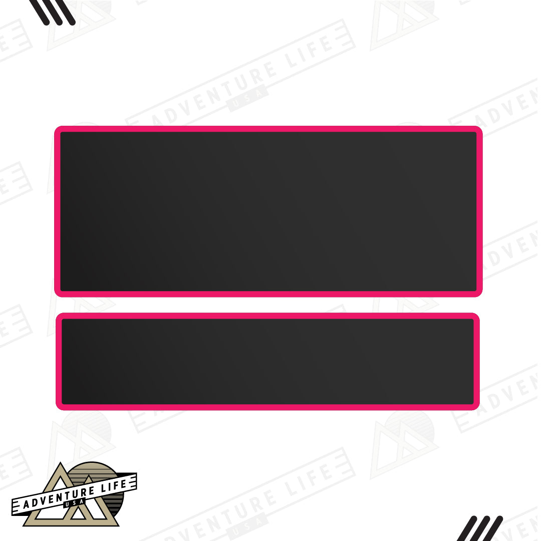 Sun Visor Decal Set – Covers OEM Warning Labels | Driver + Passenger Pair