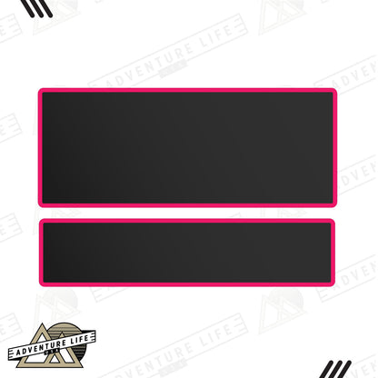 Sun Visor Decal Set – Covers OEM Warning Labels | Driver + Passenger Pair