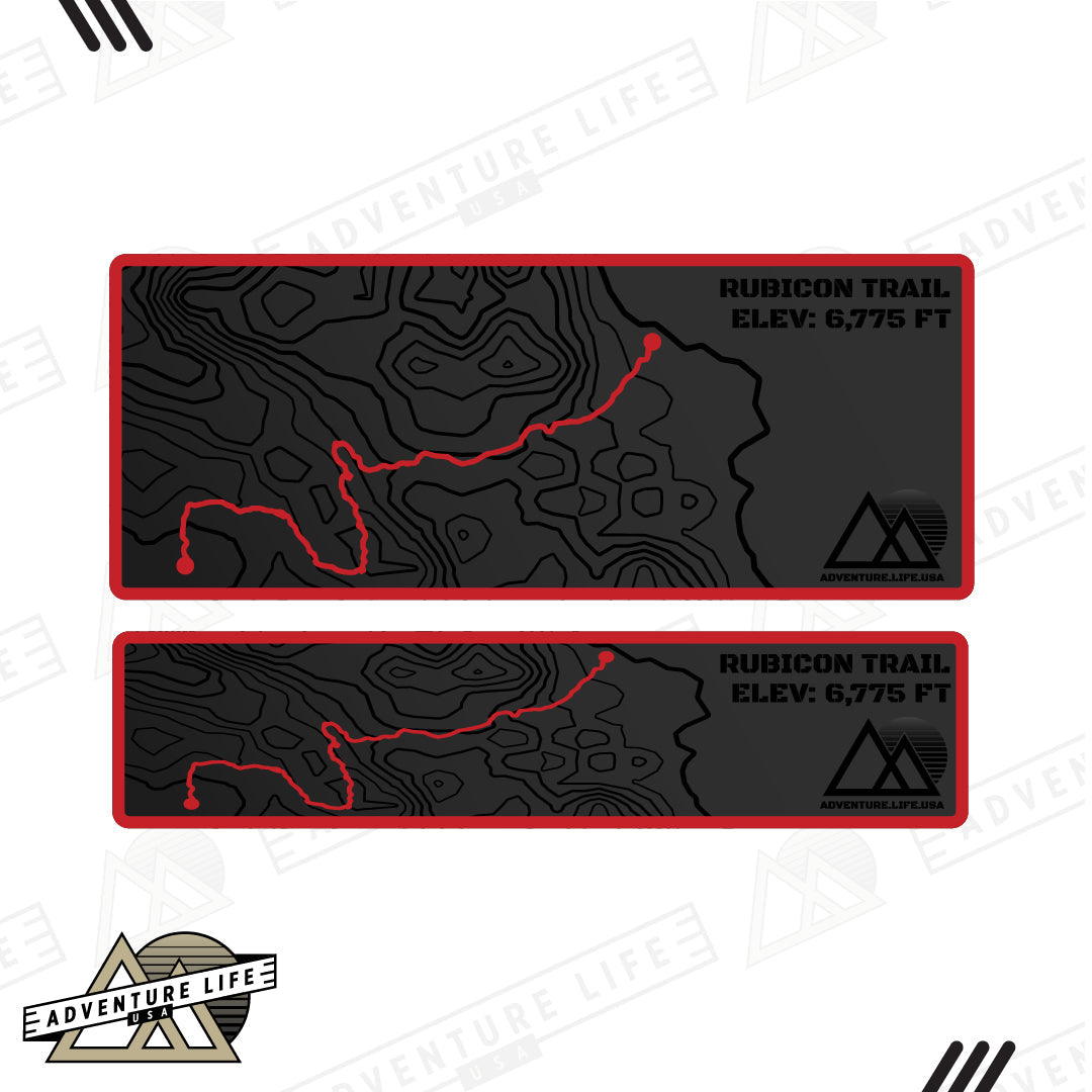 Sun Visor Decal Set – Covers OEM Warning Labels | Driver + Passenger Pair