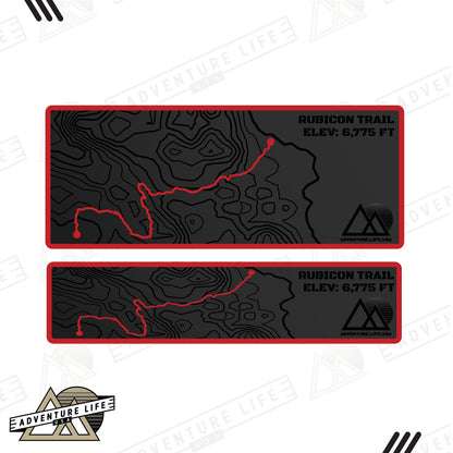 Sun Visor Decal Set – Covers OEM Warning Labels | Driver + Passenger Pair