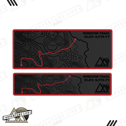 Sun Visor Decal Set – Covers OEM Warning Labels | Driver + Passenger Pair