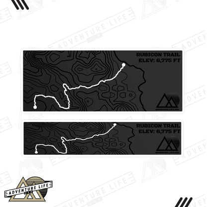 Sun Visor Decal Set – Covers OEM Warning Labels | Driver + Passenger Pair