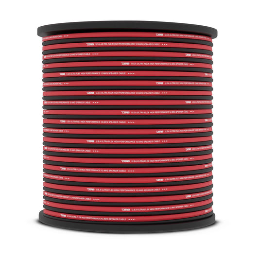 12-GA Speaker Wire 500 Feet - Red