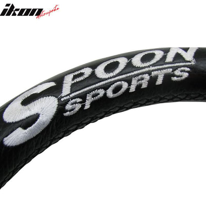 Universal Fitment Steering Wheel Battle Type 300Mm Whole Black & Spoon
