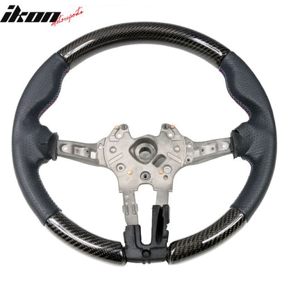 2015-2021 BMW Steering Wheel Matte Carbon Fiber + Perforated Leather