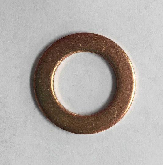 1/2 inch Gold Plug Copper Drain Plug Crush Washer - 5-Pack