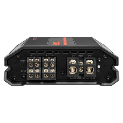 SXE Class D 4-Channel Amplifier 4 x 100 Watts RMS @ 4-Ohm 2000 Watts