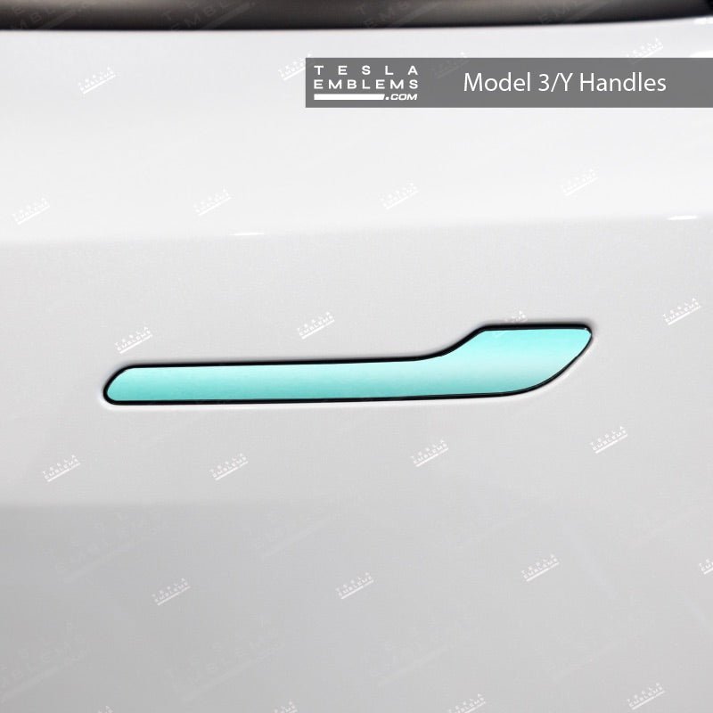 3M Satin Key West Tesla Door Handle Decals (4pcs)