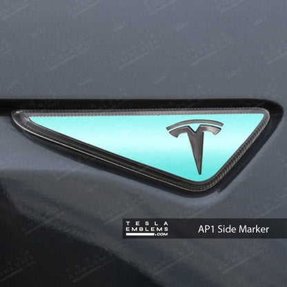 3M Satin Key West Tesla AP1 Side Marker Wrap (2pcs)