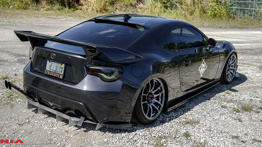 Scion FR-S and BRZ 2013 2014 2015 2016 Rear Spats 5