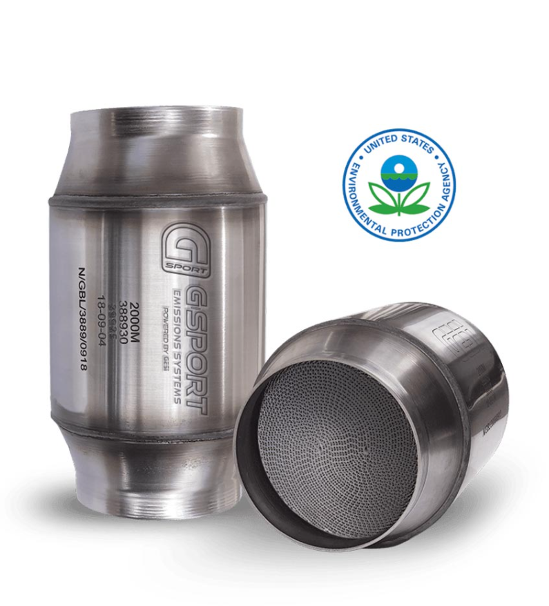 G-Sport Gen2 UHO EPA Compliant Catalytic Converter - 3.000" Inlet/Outlet (85230)