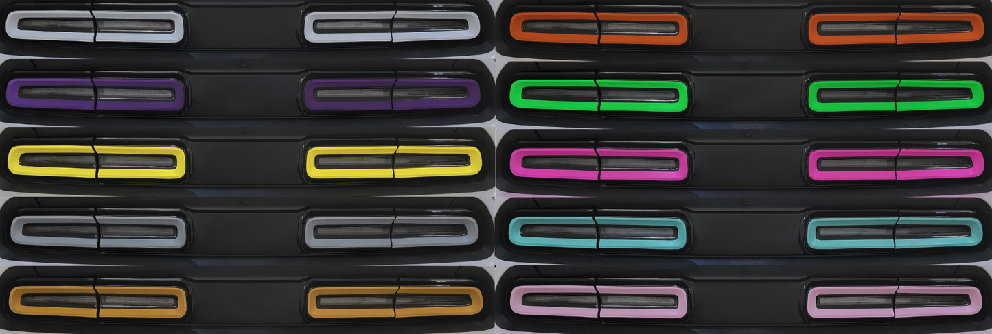 15-23 Dodge Challenger Colored Taillight Tint Overlay